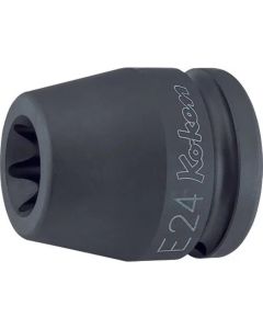KKN16425-E20 image(0) - Ko-ken USA 16425-E20 3/4 Sq. Dr. Impact TORX E20 Socket - Length 50mm