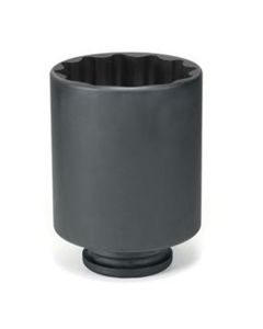 GRE6348D image(0) - Grey Pneumatic 1-1/2" Drive x 4-5/8" Deep - 12 Point Socket