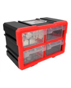 Wilmar Corp. / Performance Tool 4-Drawer Interlocking Storage Bin