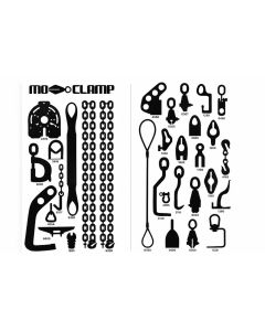 MOC5014 image(0) - Mo-Clamp Deluxe #1 Board & Hooks