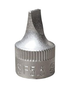 VIMSF5.5 image(0) - VIM Tools Stubby Flat Tip Driver 6.5 mm X 1M Blade, 1/4 Inch Square Drive