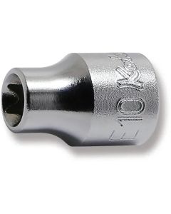 KKN3425-E10 image(0) - Ko-ken USA 3425-E10 3/8 Square Drive TORX E10 Socket - Length 26 mm