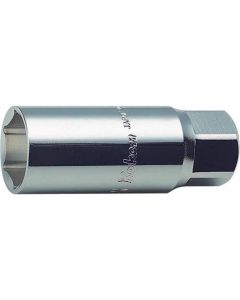 KKN3300S-16 image(0) - Ko-ken USA 3300S-16 3/8 Square Drive Spark Plug Socket 16 mm 6 Point Length 70 mm Rubber