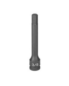 GRE19104F image(0) - Grey Pneumatic 3/8" Drive x 5/16" Hex Driver 4" Length