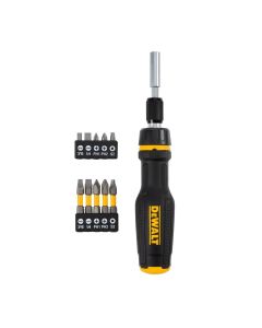 DWTDWHT68001 image(0) - DEWALT MAX FIT Telescoping Multi-Bit Screwdriver Set (10 pc.)