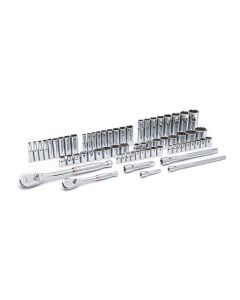 KDT83000 image(0) - GearWrench 68 Piece 1/4 Inch & 3/8 Inch Drive 6 & 12 Point Standard & Deep SAE/Metric Mechanics Tool Set