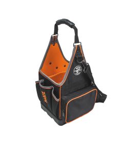 KLE5539YEL image(0) - Klein Tools Zipper Bag, Canvas Tool Pouch, 10-Inch, Yellow