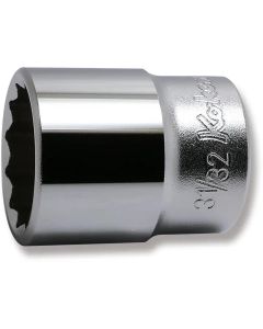 KKN4405A-31-32 image(0) - Ko-ken USA 4405A-31/32 1/2 Square Drive Socket 31/32 12 Point Length 42 mm