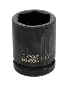 WLMM740-40 image(0) - Wilmar Corp. / Performance Tool 3/4" Drive 1-1/4" 6pt Impact Socket