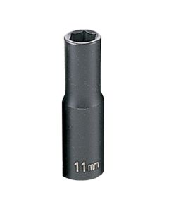 GRE1011MD image(0) - Grey Pneumatic 3/8" Drive x 11mm Deep Socket