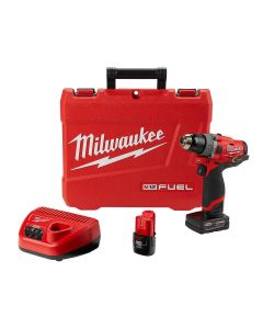 MLW2504-22 image(0) - Milwaukee Tool M12 FUEL 1/2" Hammer Drill Kit