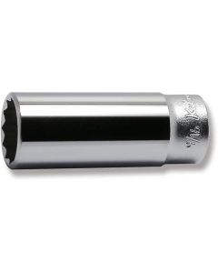 KKN2305A-9-16 image(0) - Ko-ken USA 2305A-9/16 1/4 Square Drive Socket 9/16 12 Point Length 50 mm