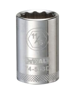 DWTDWMT74563OSP image(0) - DEWALT 001Pc 12Dr Socket-12Pt-11/16