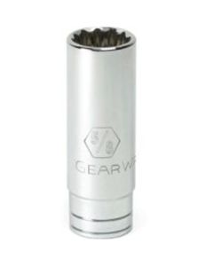 KDT80224 image(0) - GearWrench 1/4 Inch Drive 12 Point Deep SAE Socket 5/16 Inch