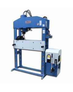 BLI1012402 image(0) - Baileigh HSP-66M-HD - 220V 3 Phase 66 Ton Hydraulic H-Frame Press, 9.84" Stoke
