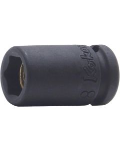KKN12400AG-1-2 image(0) - Ko-ken USA 12400AG-1/2 1/4 Square Drive Socket 1/2 6 Point Length 25 mm Magnet