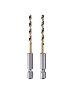 DWTDWA5008 image(0) - DEWALT 1/8" Black And Gold Ir Drill Bit-2Pc