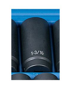 GRE2038D image(0) - Grey Pneumatic 1/2" Drive x 1-3/16" Deep Socket