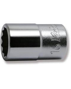 KKN4405M-16 image(0) - Ko-ken USA 4405M-16 1/2 Square Drive Socket 16 mm 12 Point Length 37 mm