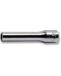 KKN2305M-5 image(0) - Ko-ken USA 2305M-5 1/4 Square Drive Socket 5 mm 12 Point Length 50 mm