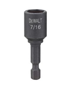 DWTDW2227IR image(0) - DEWALT 7/16-Inch By 1-7/8-Inch Impact Ready Magnetic Nut Driver