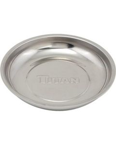 TIT21264 image(0) - TITAN Stainless Steel Round Magnet Parts Tray  5-7/8 Inch
