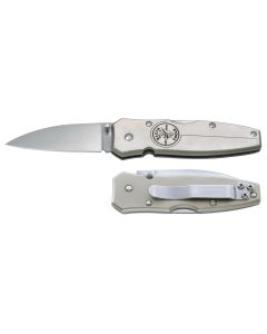Klein Tools Lightweight Lockback Knife, 2-3/8-Inch Drop Point Blade, Black Handle
