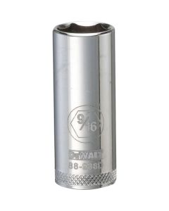 DEWALT 001Pc 38Dr Deep Socket-06Pt-9/16