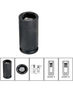 GRE1010MDG image(0) - Grey Pneumatic 3/8" Drive x 10mm Magnetic Deep Socket