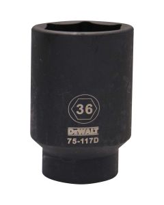 DEWALT Dwmt 6Pt 1/2In Dr Dp Im Skt 36 Mm