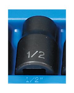 GRE2116R image(1) - Grey Pneumatic 1/2" Drive x 1/2" Standard - 12 Point Socket