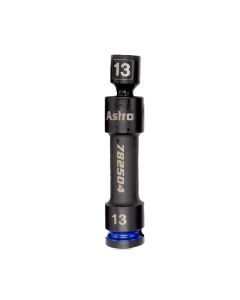 AST782504 image(0) - Astro Pneumatic 1/2 Inch Drive 13mm 12-Point Pinless Heavy-Duty Driveline Impact Socket