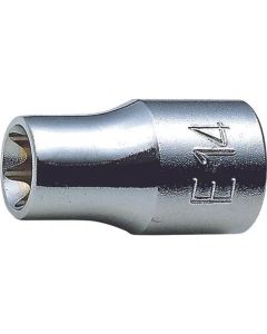 KKN4425-E12 image(0) - Ko-ken USA 4425-E12 1/2 Square Drive Socket TORX E12 Length 37 mm