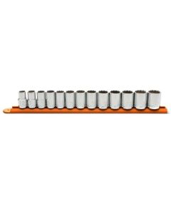 KDT80710D image(0) - GearWrench 13 Piece 1/2 Inch Drive 12 Point Standard Metric Socket Set