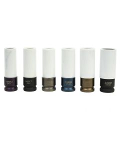 ESC40308 image(0) - ESCO Impact Socket Set (6-Piece), 6PC Socket Set (Dr.1/2", MS17&15/17/19/21/22mm)