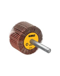 DWTDAFE1H0810 image(0) - DEWALT Flap Wheel, 3-Inch X 1-Inch X 1/4-Inch Hp, 80-Grit