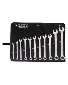KLE68502 image(1) - Klein Tools Metric Combination Wrench Set, 11-Piece
