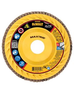 DWTDWA8282CTR image(0) - DEWALT 4-1/2 X 7/8 80G T27 Elite Ceramic Trim Flap