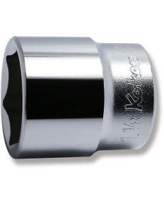 KKN4400A-1-1-8 image(0) - Ko-ken USA 4400A-1.1/8 1/2 Square Drive Socket 1.1/8 6 Point Length 43 mm