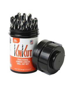 KNK29KK5DB image(0) - KnKut KnKut 29 Piece Drill Buddy Jobber Length Drill Bit Set 1/16"-1/2" by 64ths