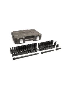 KDT86533 image(1) - GearWrench 49 Piece 3/8 Inch Drive 6 Point Standard & Deep Impact SAE/Metric Socket Set