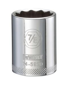DWTDWMT74592OSP image(0) - DEWALT 001Pc 12Dr Socket-12Pt-7/8