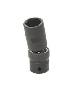 GRE2018UMD image(0) - Grey Pneumatic 1/2" Drive x 18mm Deep Universal Socket 6 Point - Black