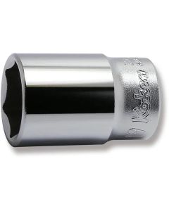 KKN3300X-19 image(0) - Ko-ken USA 3300X-19 3/8 Square Drive Socket 19 mm 6 Point Length 40 mm