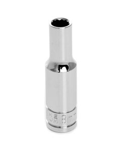WLMW38708 image(0) - Wilmar Corp. / Performance Tool 3/8" Drive 8mm 12pt Deep Socket