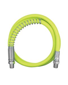 LEGL2965FZSP image(0) - Legacy Manufacturing Flexzilla Grease Hose 1/8" x 36", 1/8" MNPT Ends, Spring Guard