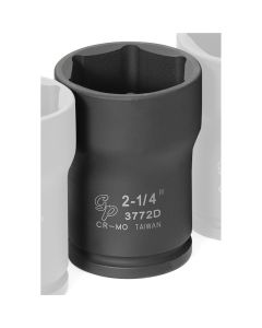 GRE3772D image(0) - Grey Pneumatic 3/4" Drive x 2-1/4" Deep Truck Pinion Locknut  Socket