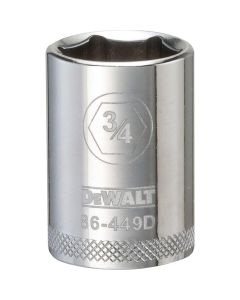 DEWALT 001Pc 12Dr Socket-06Pt-3/4