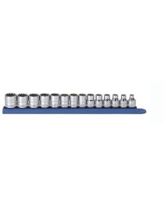 KDT80560 image(0) - GEARWRENCH 14 Piece 3/8 Inch Drive 12 Point Standard Metric Socket Set