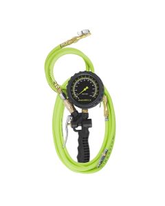 LEGAL2025FZ-2 image(1) - Legacy Manufacturing Flexzilla Inflator Kit with Flexzilla Air Hose 3' and 15' Extensions, Lock-On Chuck